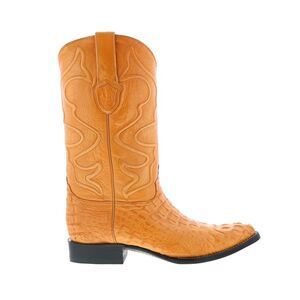 Wild West Mens Caiman Hornback Boots Chihuaha Brown Boots (NWT)
